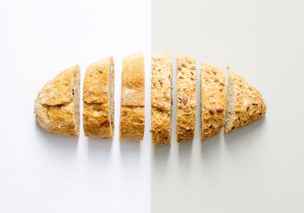 A sliced loaf of bread