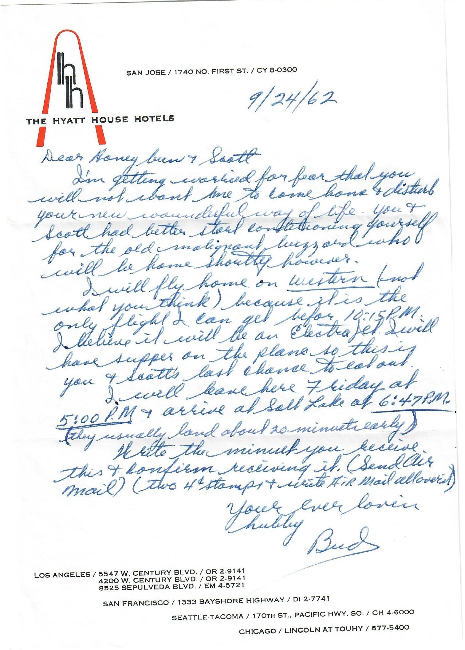 Letter 9/24/1962