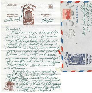 Letter 7/18/1952