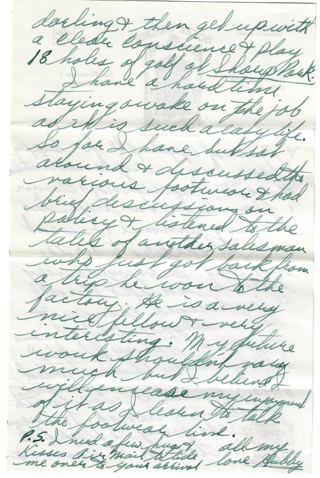 Letter 7/18/1952