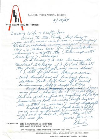 Letter 9/18/1962