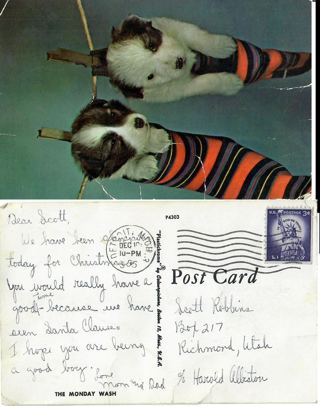 Postcard 12/10/1955