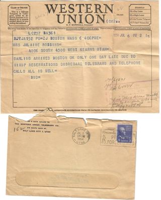 Telegram 7/6/1954