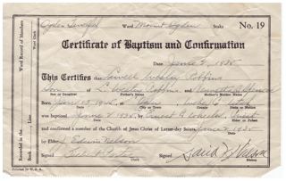 Baptism / Confirmation