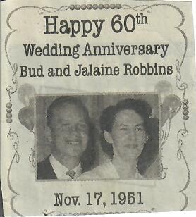 Bud & Jalaine's 60th Anniversary