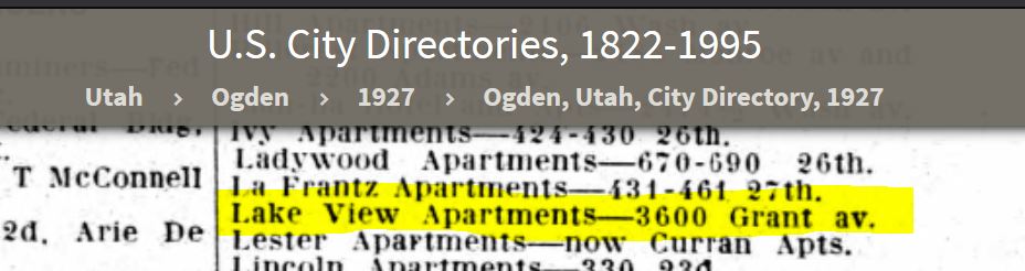 5 Lakeview Apts, Ogden