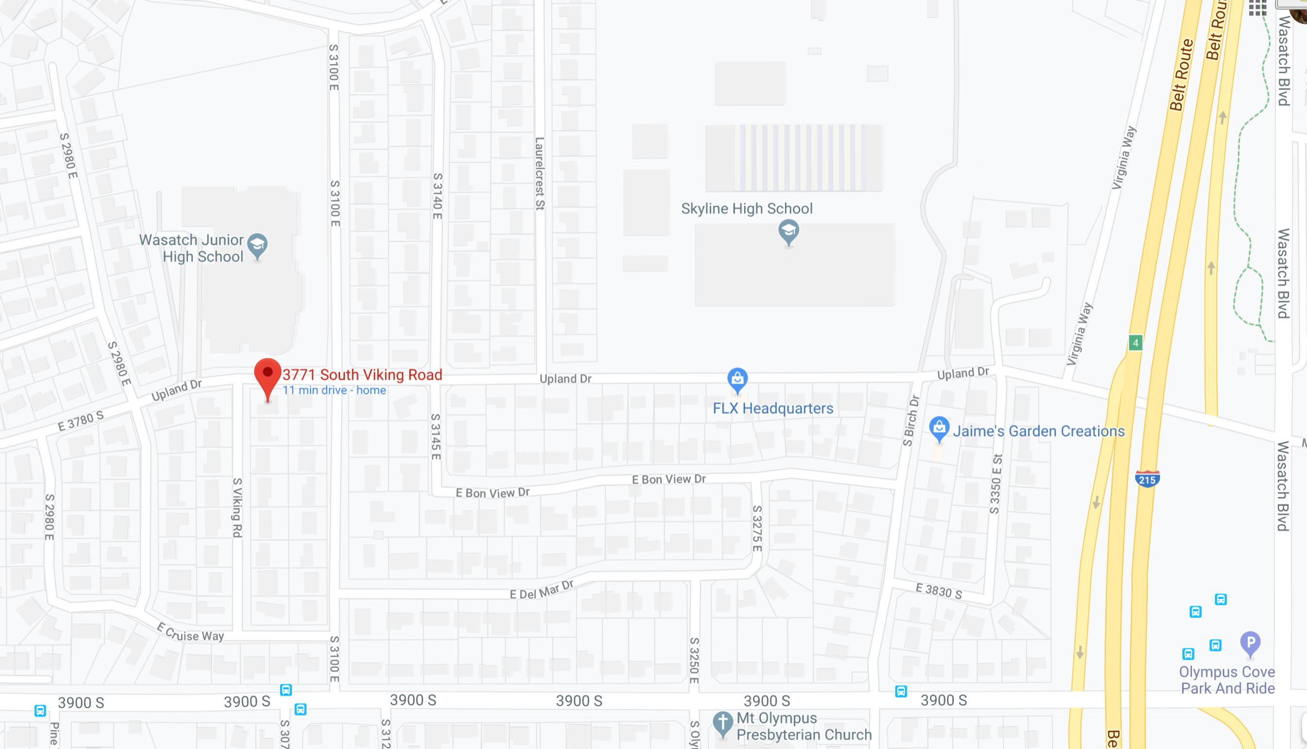 3771 S Viking Rd (3060 E), Salt Lake City