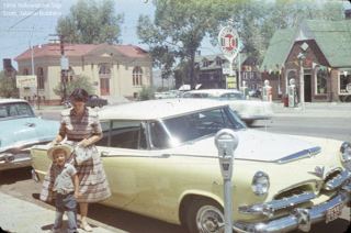 1956 Yellowstone Vacation, Bud, Jalaine, and Scott