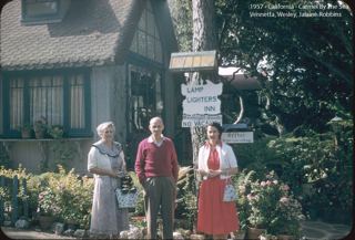 1956 Yellowstone Vacation, Bud, Jalaine, and Scott