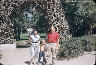 1958 Yellowstone, Bud, Jalaine, Scott, Harold and Ruby Albiston