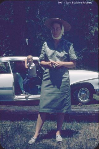 1960 California Vacation, Bud, Jalaine and Scott