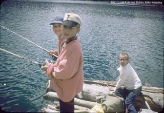 1960 California Vacation, Bud, Jalaine and Scott