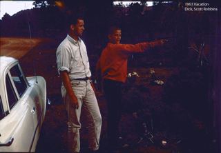1960 California Vacation, Bud, Jalaine and Scott