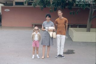 1968 California Vacation, Bud, Jalaine, Scott and Jan