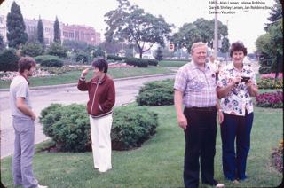 1981 Eastern Vacation with Gary, Shirley and Alan Larsen
