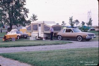1981 Eastern Vacation with Gary, Shirley and Alan Larsen