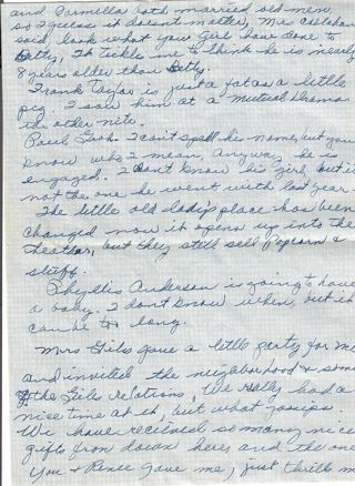 Undated (3 weeks after Leora's marriage)