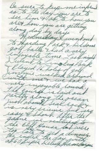 Letter 7/18/1952
