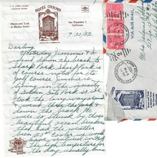 Letter 7/20/1952