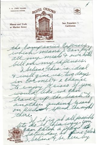 Letter 7/20/1952