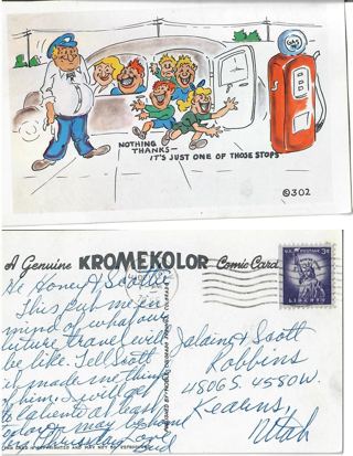 Postcard 10/11/1955