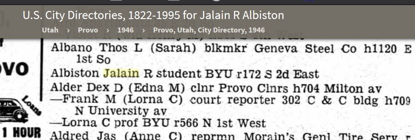 172 East 2nd South, Provo