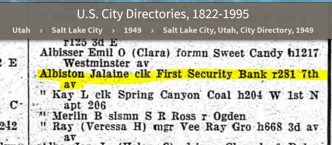 281 7th avenue, Salt Lake