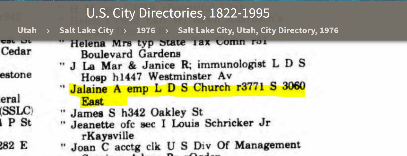 3771 S Viking Rd (3060 E), Salt Lake City