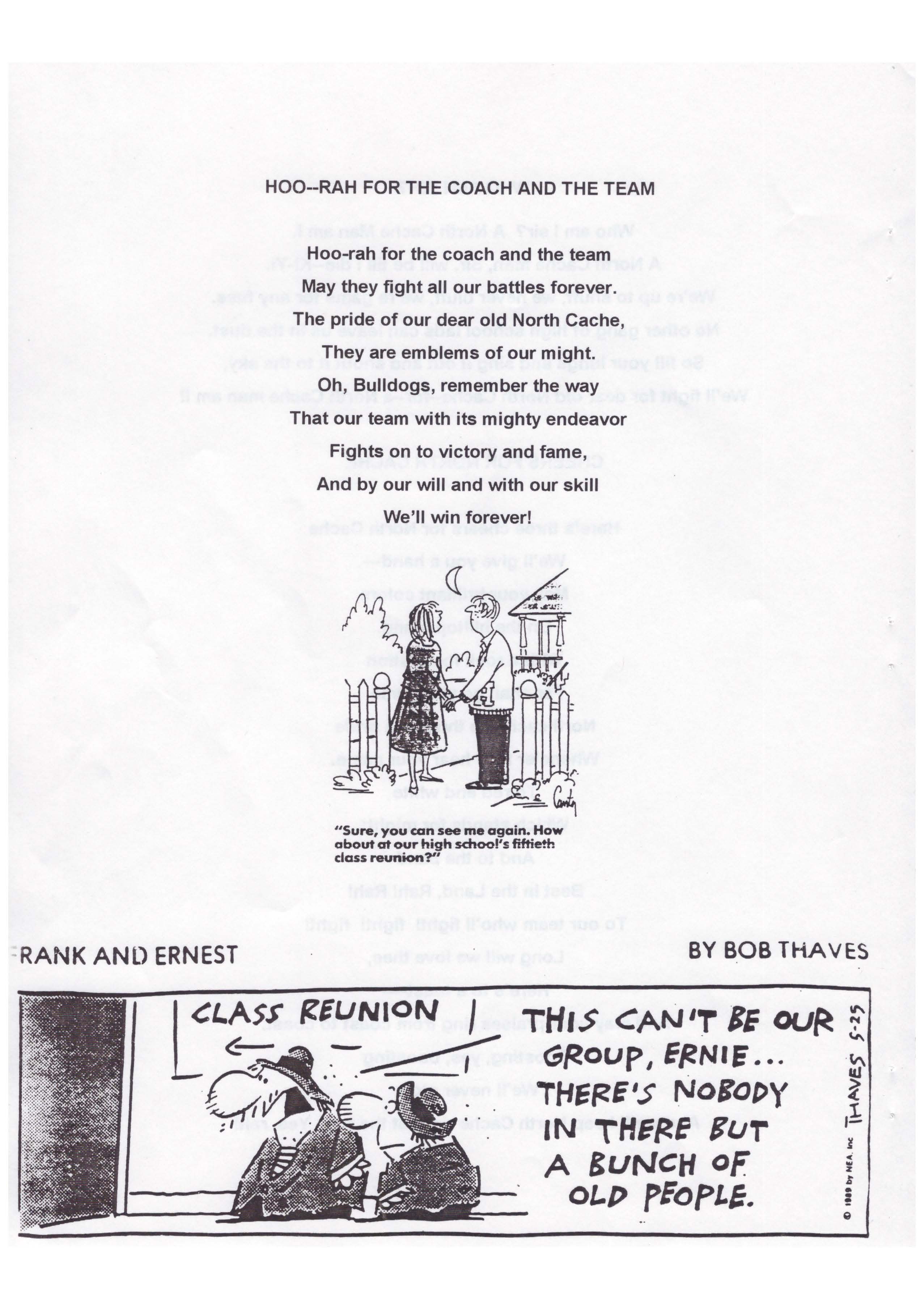 50 Year High School Reunion