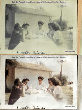1946 Bear Lake and Yellowstone with Skidmore and Allen Families
