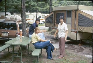 1981 Eastern Vacation with Gary, Shirley and Alan Larsen