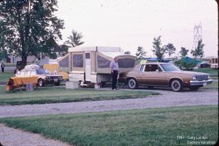 1981 Eastern Vacation with Gary, Shirley and Alan Larsen