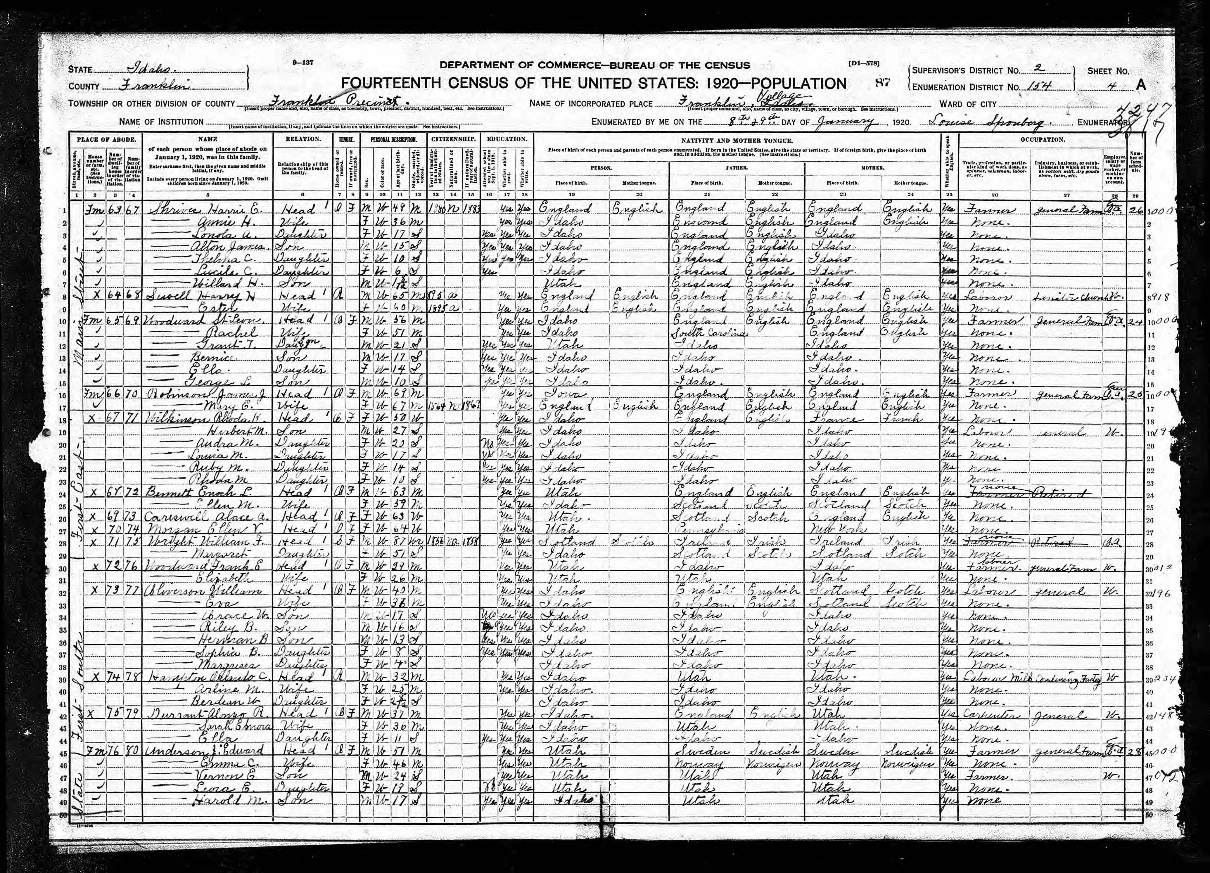1920 census