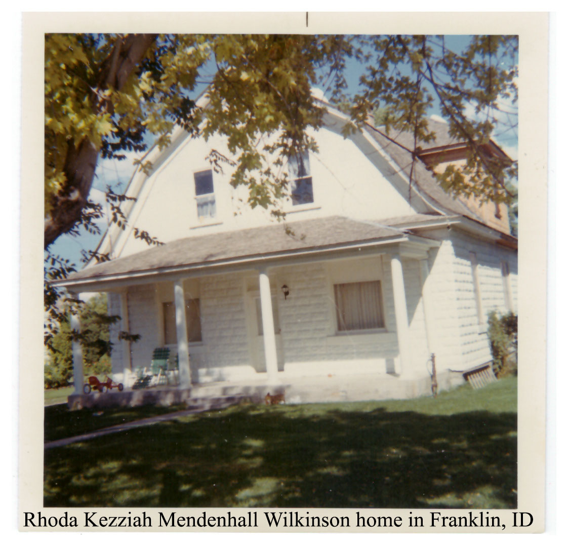 The Wilkinson home in Franklin, Idaho