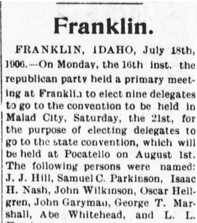 1906 convention notice