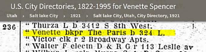 1921 City Directory