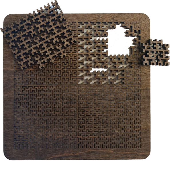 hilbert fractal curve puzzle